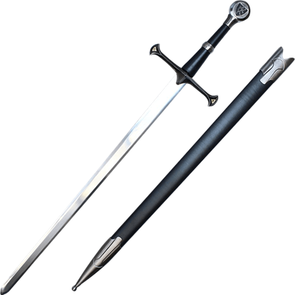 Rampant Lion Crest Sword