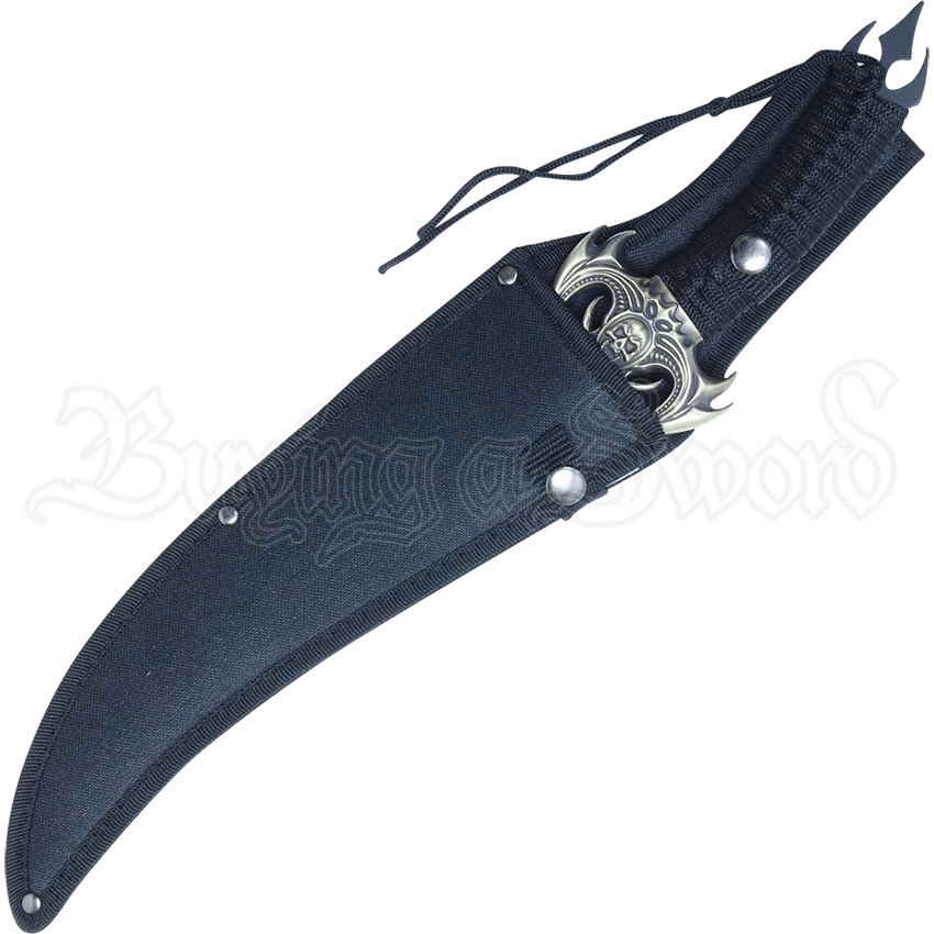 Curved Skull Dagger NPHWT252BK by Medieval Swords, Functional Swords