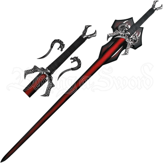 Dragon Claw Sword with Dual Daggers