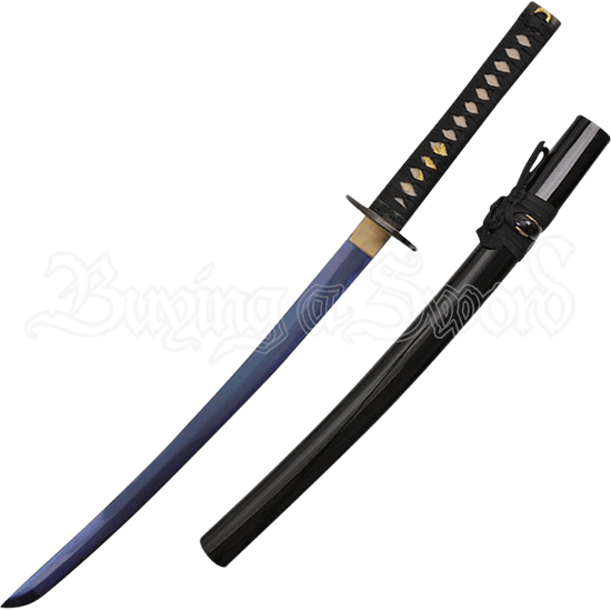 Blue Blade Samurai Wakizashi