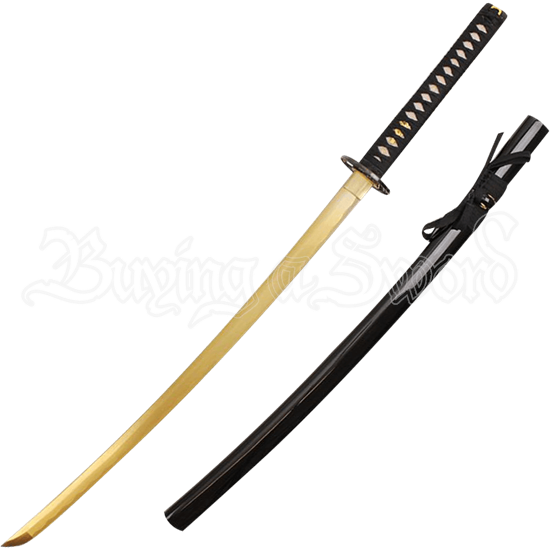 Golden Blade Samurai Katana