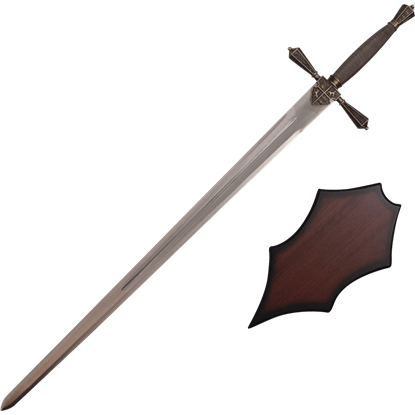 Medieval Crest Sword with Plaque