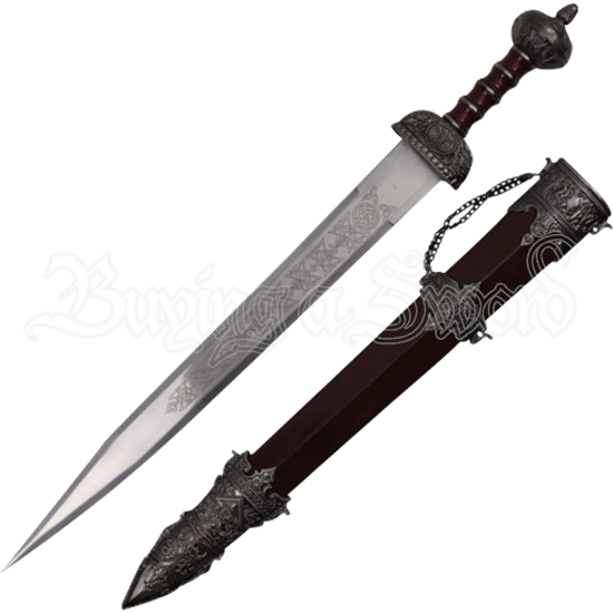 Roman Centurion Gladius With Scabbard Np L 708 By Medieval Swords