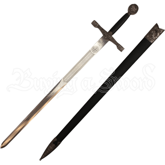 Silver Dragon Excalibur Sword