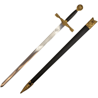 Gold Dragon Excalibur Short Sword