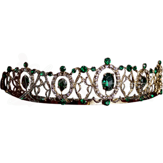 snak ulovlig vandtæt Emerald Tiara - ST4133 by Medieval and Renaissance Clothing, Handmade  Clothing and Custom Medieval Clothing by Your Dressmaker