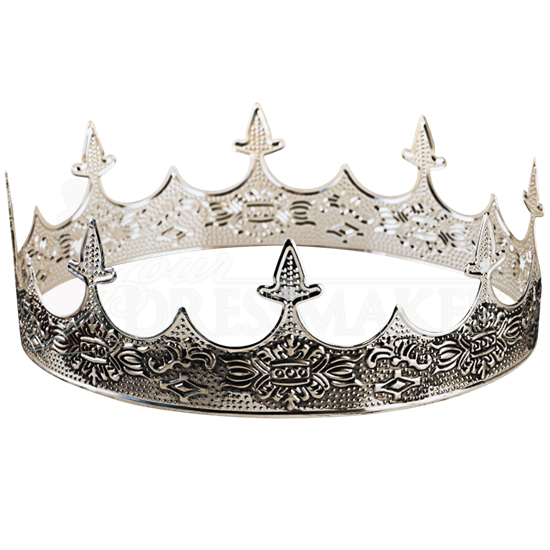 Silver Medieval Crown