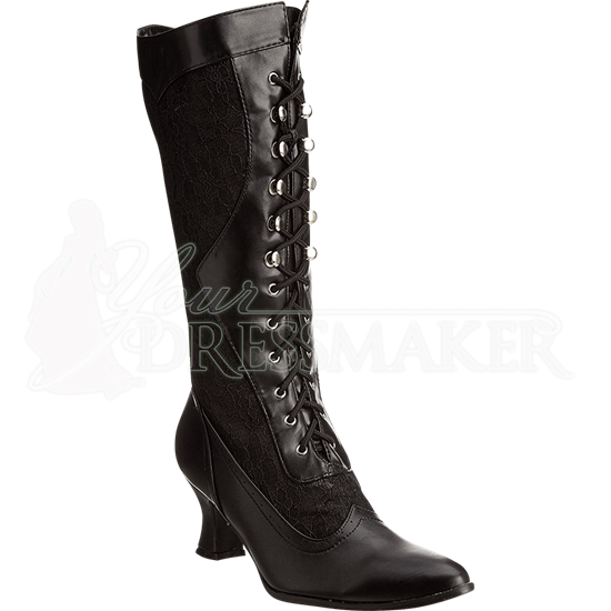 Lady Victoria Lace Boots - FW1120 by Medieval and Renaissance Clothing ...