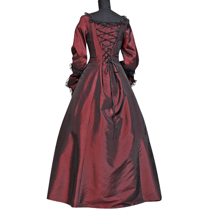 Dark Red Contessa Dress - MCI-195 by Medieval and Renaissance Clothing ...