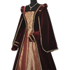 Courtly Renaissance Dress - Red and Gold