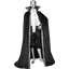Black And Silver Dracula Cape