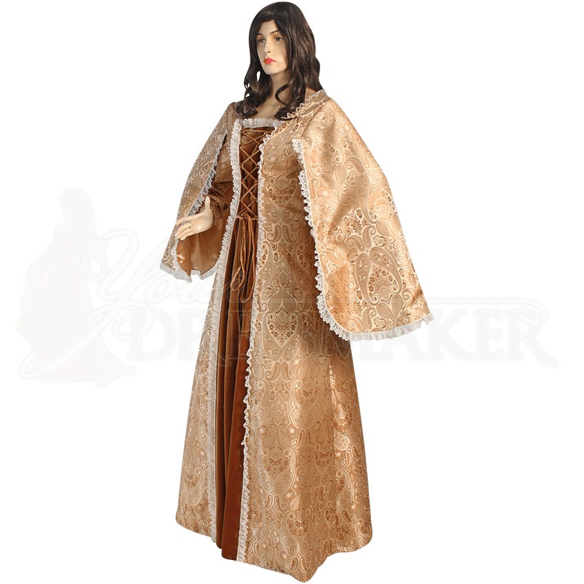 Open Sleeves Renaissance Gown MCI440 by Medieval and Renaissance