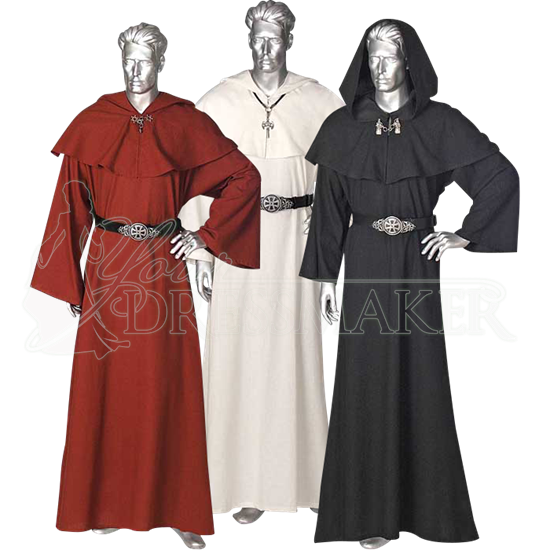 Mens Celtic Ritual Robe With Hood