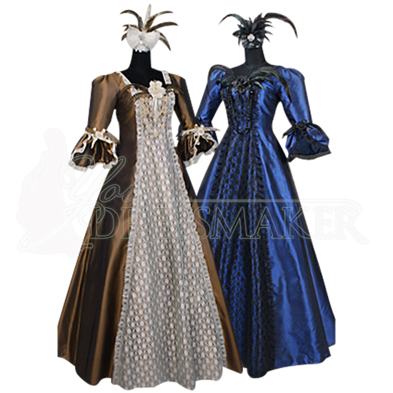 victorian style gown