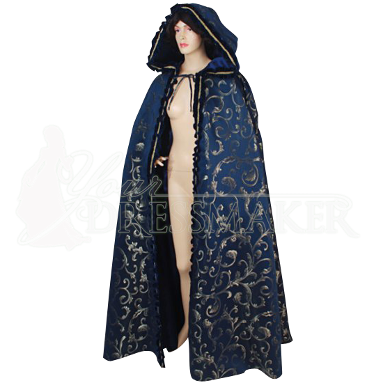 Womens Hooded Renaissance Cloak - MCI-354 by Medieval and Renaissance Clothing, Handmade