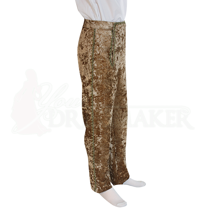 Mens Crushed Velvet Dress Pants MCI387 by Medieval and Renaissance