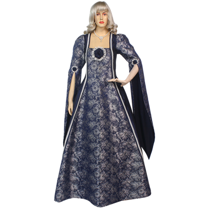 Royal Blue Renaissance Dress