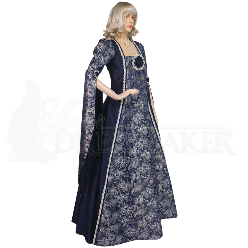 Royal Blue Renaissance Dress MCI437 by Medieval and Renaissance