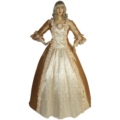 Taffeta Two Piece Renaissance Dress