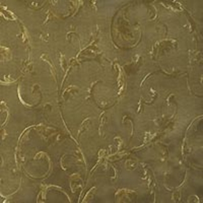 Brocade Fabric No 1 Swatch - Gold-Green (19)