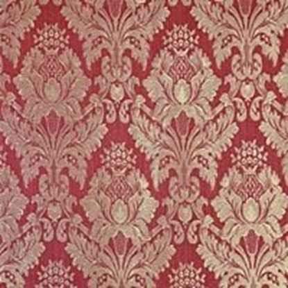 Brocade Fabric No 2 Swatch - Red (04)