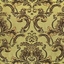 Brocade Fabric No 10 Swatch - Gold-Green (19)