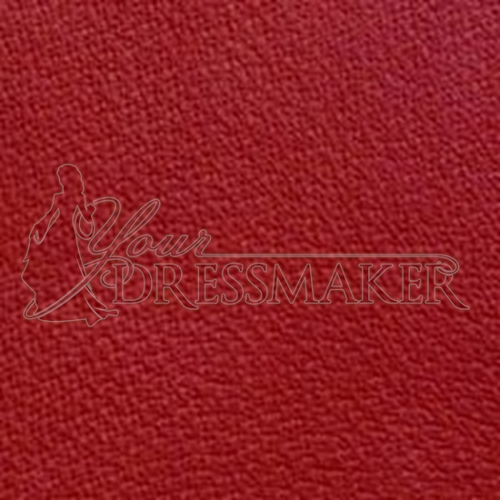Suede Leather Swatch - Red (04)