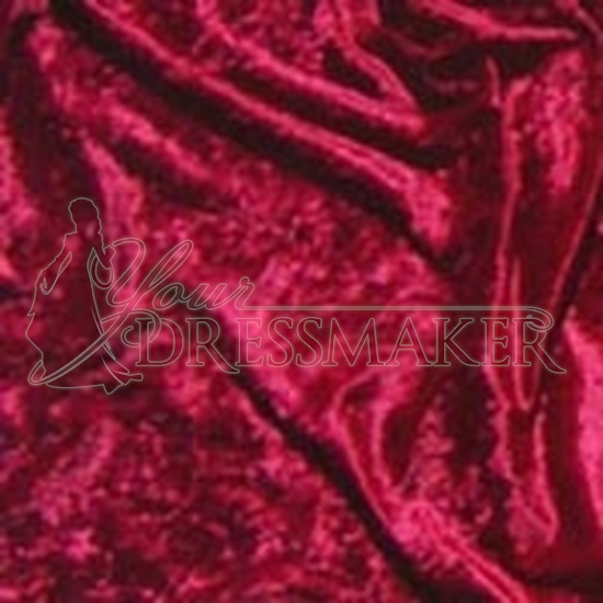 Standard Velour Velvet Swatch - Red (04)