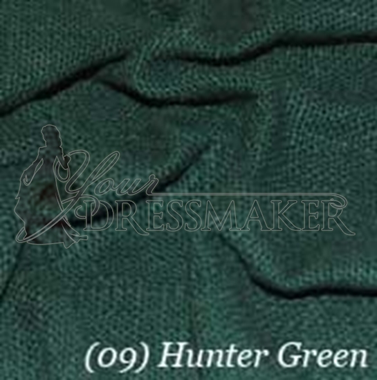 Woven Cotton Swatch - Hunter Green (09)