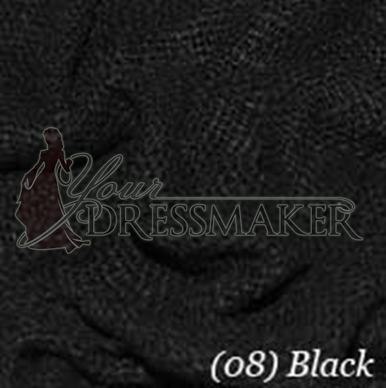 Woven Cotton Swatch - Black (12)