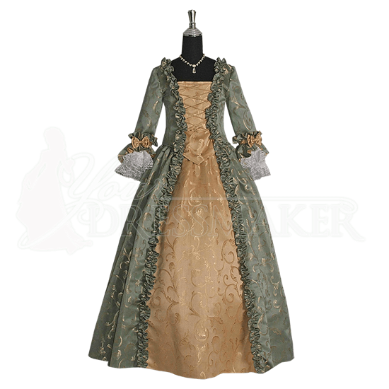 Baroque Renaissance Gown - Custom - MCI-104-C by Medieval and ...