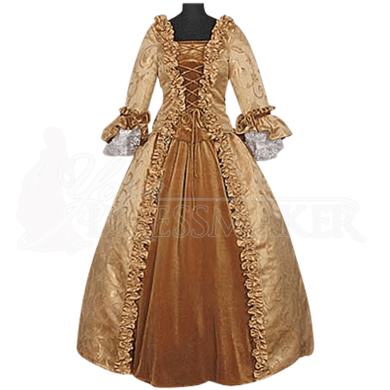 Baroque Renaissance Gown - Custom - Mci-104-c By Medieval And 