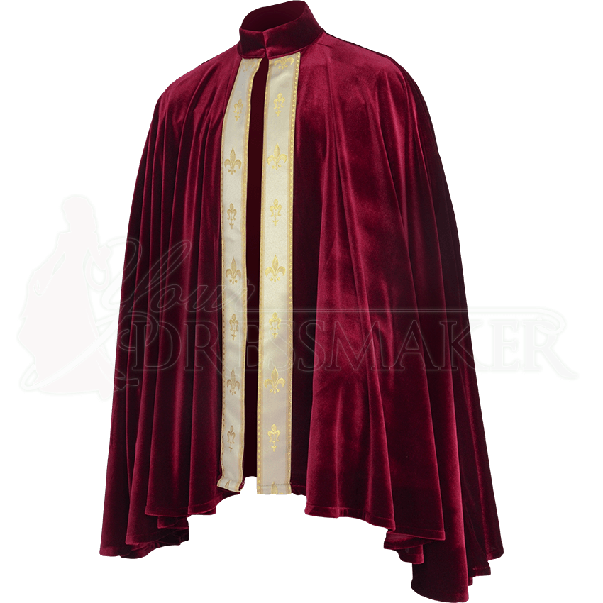 Regal Fleur de lis Short Cloak - MCI-529 by Medieval and Renaissance ...