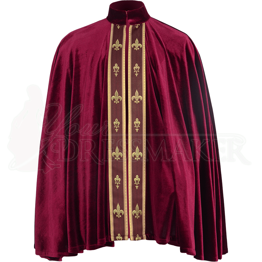 Regal Fleur de lis Short Cloak - MCI-529 by Medieval and Renaissance ...