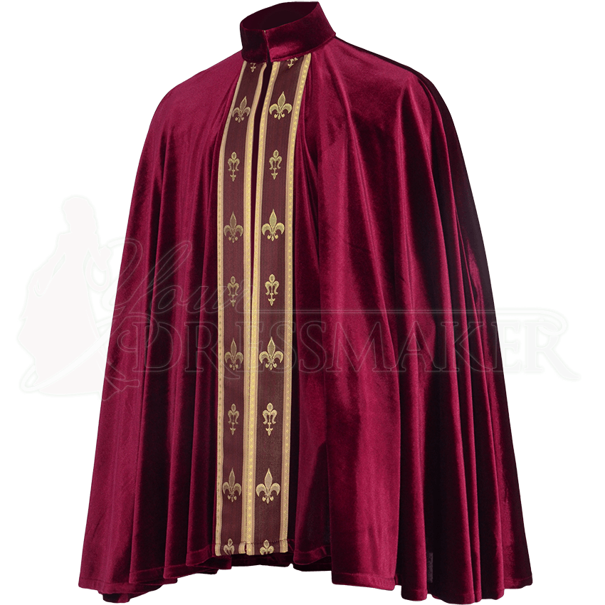 Regal Fleur de lis Short Cloak - MCI-529 by Medieval and Renaissance ...