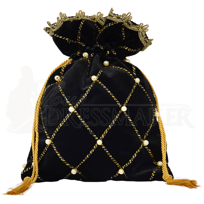 Noble Velvet Renaissance Pouch - MCI-556 by Medieval and Renaissance ...