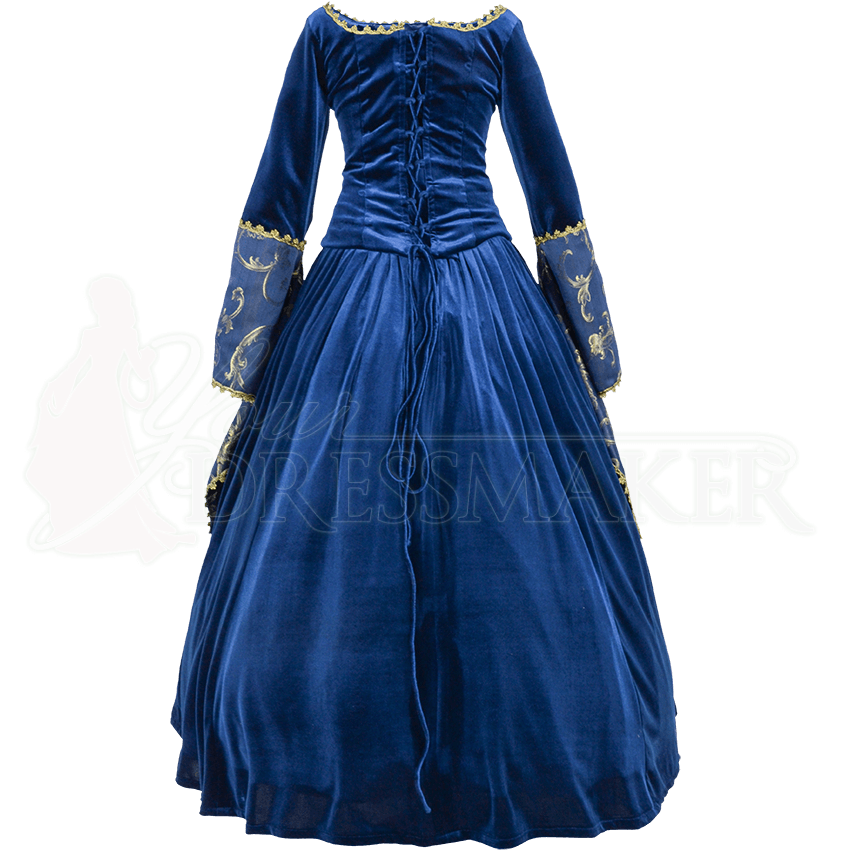 Graceful Royal Velvet Gown - MCI-588 by Medieval and Renaissance ...