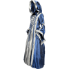 Hooded Renaissance Sorceress Dress - Royal Blue