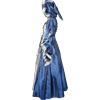 Hooded Renaissance Sorceress Dress - Royal Blue