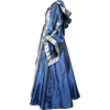 Hooded Renaissance Sorceress Dress - Royal Blue