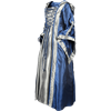 Hooded Renaissance Sorceress Dress - Royal Blue