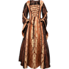 Alluring Damsel Dress with Hood - Copper