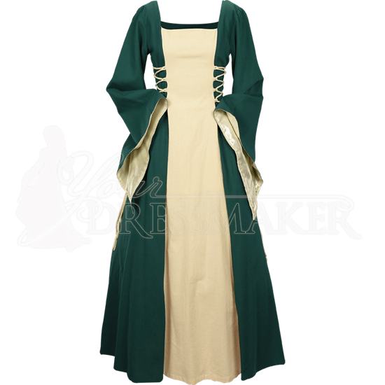 Side Laced Medieval Maiden Dress - MCI-626 by Medieval and Renaissance ...
