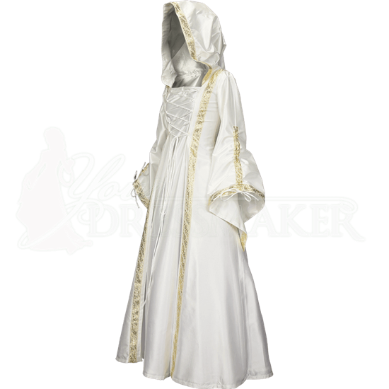 Hooded Medieval Wedding Dress Mci 628 H By Medieval And Renaissance Clothing Handmade 5832