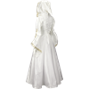 Hooded Medieval Wedding Dress