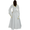 Hooded Medieval Wedding Dress