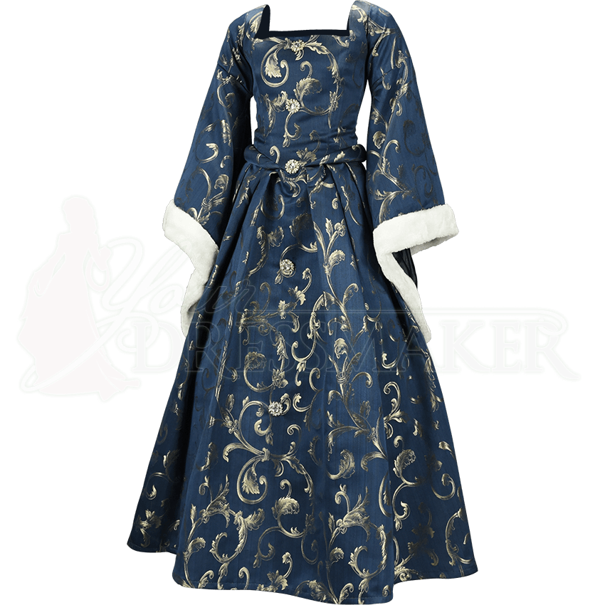 Royal Brocade Gown - MCI-630 by Medieval and Renaissance Clothing ...