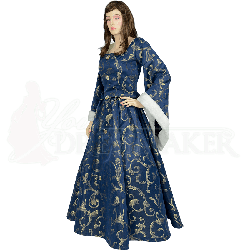 Royal Brocade Gown - MCI-630 by Medieval and Renaissance Clothing ...