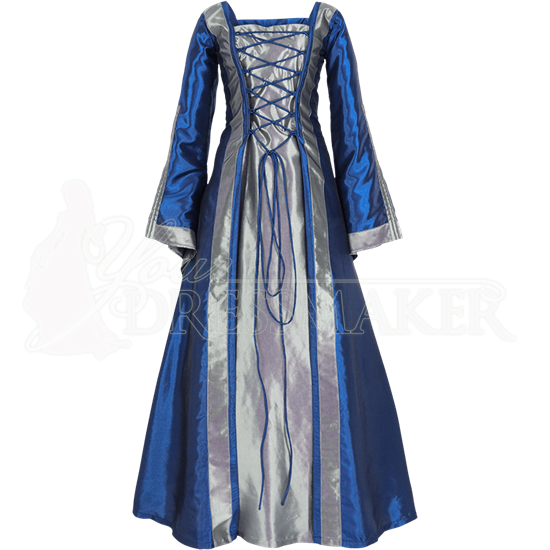 Renaissance Sorceress Dress - Royal Blue