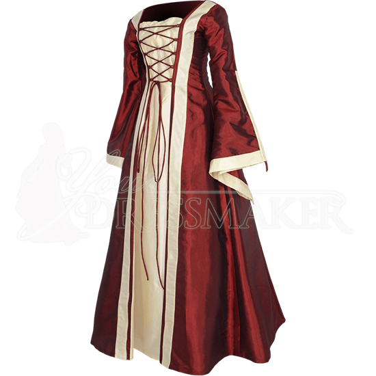 Renaissance Sorceress Dress - Burgundy - MCI-641-Burg by Medieval and ...